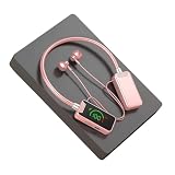 Kopfhörer Mit Geräuschunterdrückung,Soundkarten-Kopfhörer - Hals-Kopfhörer Mit Kabelloser Soundkarte | Tragbare Kopfhörer Mit LED-Anzeige, Stilvolle Sport-Kopfhörer Für Den Innen- Und Außenb