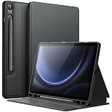 JETech Hülle für Samsung Galaxy Tab S10 Lite / S10 FE / S9 FE 10,9 Zoll mit S Pen Halter, Schlank Folio Ständer Tablet Schutzhülle, Multi-Winkel Ansehen (Schwarz)