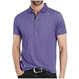 Mrat Poloshirt für Herren, kurzärmelig, Arbeitskleidung, North Coast, feuchtigkeitsableitend, Golf-Shirt, Sommer, lässig, einfarbig, Fitnessstudio, atmungsaktiv, schnell trocknend, leicht,