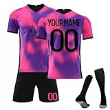 Home/Away Trikot Trikot Kinder Classic Red Blue Color Green Black 24/25 Football Jerseys Kids Boys Soccer Sport T Shirt Shorts Socks Tracksuit Trikot Kinder Football Trainingsshirt Jersey