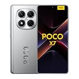 Xiaomi Poco X7 Smartphone, 8+256GB, Silber, 50MP Hauptkamera mit OIS, 5110mAh Akku, IP68
