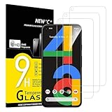 NEW'C 3 Stück für Google pixel 4a 4G für Panzerglas, Frei von Kratzern, 9H Härte, HD Displayschutzfolie, 0.33mm Ultra-klar, Ultrabeständig