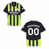 PUMA Manchester City Trikot Away 24/25 Herren - Wunschflock - Name und Nummer - Größe S