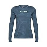 Fox Racing Damen Ranger TruDri Langarm-Mountainbike-Trikot, Dunkles Vintage-Camo, Größe M