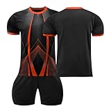 Personalisiertes Fußball Trikot Sportbekleidung Set Kinder und Erwachsene Jungen Herren Tshirt Shirt Kurzarm Fitness-Bekleidung Terstegen Retro Fussball Fussballtrik