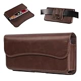 Handyholster Hochwertiges Gürtelclip-Handyholster aus Leder, kompatibel mit iPhone 15 14 Plus, 15 14 13 12 Pro Max, Handy-Tragetasche, Gürtelschlaufe mit Clip-Tasche Compatible with Galaxy S24/S23/S22