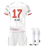 Generisch White Camouflage Away Bayern Kinder 26 New Kids Boys Mens Soccer Sport Outfit Trikot Kinder Trainning Trikot Fussball Jungen T Shirt Shorts Socks Outdoor Football Jersey S