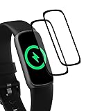 SkyKeep (2 Stücke für Fitbit Luxe Panzerglasfolie, Schutzfolie Fitbit Luxe Folie, Displayfolie Fitbit Luxe Schutz, Soft TPU, Kratzfest, für Fitbit Luxe Display