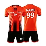 PULASSI Deutschland-Feier-Trikot,Personifizieren Fussball Trikot Kinder Erwachsene Hemd & Kurze Set mit GRATIS Nummer Name Team Logo Fußball Trik