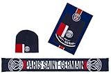 PSG Mütze, Schal-Set, offizielle Kollektion Paris Saint G
