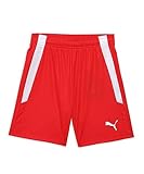 PUMA Unisex Kinder Teamliga Jr Shorts, Puma Red-puma White, 140 EU