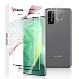 REROXE 2 Stück Schutzfolie für Panzerglas für Samsung Galaxy S20 Plus 5G mit 2 Stück Kameraschutz, 3D Anti-Kratzen Unzerbrechlich Samsung S20 Plus Hartglasfolie, Splitterfest S20 Plus 5G F