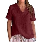 Sale Angebote Tagesangebote Gemustertes T-Shirt Fitness Shirt Damen Teenager Mädchen Trend 2025 Long Lang Sport Bauchweg Tshirt Garten Und Ich T-Shirts T Baumwolle Basic Skims 70Er Jahre B
