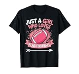 Flagge Fußball Mädchen Pink Sport Design T-S