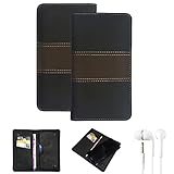 K-S-Trade Qualitativ & Innovativ Handyhülle + Kopfhörer Für Asus ROG Phone II Schutzhülle Walletcase Bookstyle Tasche Schutz Case Hülle W
