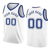 Benutzerdefiniert Basketball Trikot Shirt Erwachsene Basketball Jersey Jeder Name Nummer Team Logo Jungen Männer Personalisierte Basketball S
