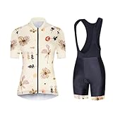UGLY FROG 2025 Radsport-Set für Damen, kurzärmeliges Trikot + Trägerhose, Gel-Pad-S