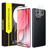 VSEER 2+2 Stück Schutzfolie für Panzerglas für Oneplus 9 Pro 5G, Bruchsicherheit Unzerbrechlich Kameraschutz für Oneplus 9 Pro Folie, 3D 9H Härte Splitterfest Schutzglas für Oneplus 9 Pro 5G