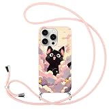 Yimctoie Handykette für Samsung Galaxy S20 FE/S20 Lite/S20 Fan Edition 6.5' Hülle mit Band, Anime Muster Hülle mit Kordel zum Umhängen Weich TPU Silikon Stoßfest Schutzhülle für Galaxy S20 FE, S