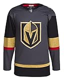 adidas Vegas Golden Knights Primegreen Authentic Home Herren Trikot, Grau, XL