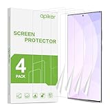 apiker 4 Stück Schutzfolie für Samsung Galaxy Note 10 Plus/Pro, Galaxy Note 10 Plus TPU Displayschutzfolie, [Anti-Kratzen], [Anti-Öl], [Anti-Bläschen], [Hohe Definition], [Hohe Empfindlichkeit]