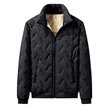 Generisch Herren Jacke Hybridjacke Steppjacke Softshell Sportjacke Modische Winterjacke Jogging Pufferjacke Urlaub Outdoorjacke Flauschige Wintermantel Klassisches Puffermantel Basic Übergangsjack