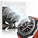 AIDOWU 4-Stück Glas Schutzfolie Kompatibel mit Amazfit T-Rex 3 Displayschutz HD Klar Kratzfestigkeit 9H Gehärtetem Glas Displayschutzfolie für Amazfit T-Rex 3 Schutz,Präziser Abdeckung