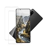 Banuyaw für Schutzfolie Sony Xperia 1 IV Panzerglas Sony Xperia 1 IV Folie, für Blasenfrei Glas Sony Xperia 1 IV Displayschutz, 2 Stück 9H Härte HD Schutzglas Sony Xperia 1 IV 5G