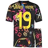 Lamine Yamal Trikot für Kinder und Erwachsene - Spanien Fußball Trikot Set - Gaming - Jungen - Sportsachen - Geschenk - Sport t Shirt - Sportbekleidung - Größe 152