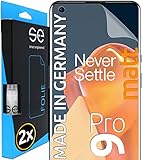 2x se® 3D SCHUTZFOLIE Entspiegelt für OnePlus OnePlus 9 Pro,Anti-Staub, 100% Fingerabdruck & FaceID kompatibel, einfache blasenfreie Installation, Ultra-Klar, Stoß-Kratzfest, aus D