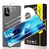 VSEER 2 Stück Schutzfolie für Panzerglas für Samsung Galaxy S20 Plus 5G + 2 Stück Kameraschutz, 3D Anti-Scratch S20 Plus 5G Schutzfolie, Ultrabeständig Premium Qualität Samsung S20 Plus Schutzg