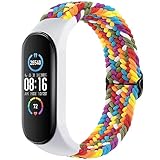 Textilarmband für Xiaomi Mi Band 5 / Mi Band 6 Orogolio, hochelastisches Nylon, Stoffbänder für Xiaomi Mi 5/Mi 6 mit verstellbarer S