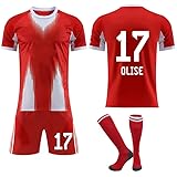 Generisch Bayern Home Red 26 New Soccer Sport Outfit Kids Boys Mens Trikot Kinder Trainning Trikot Fussball Jungen T Shirt Shorts Socks Outdoor Football Jersey S