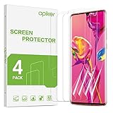 apiker 4 Stück Schutzfolie für Huawei P30 Pro, Huawei P30 Pro Displayschutzfolie， Anti-Kratzen, Anti-Öl, Anti-Bläschen, Hohe Definition, Hohe Empfindlichk