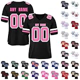 Personalisiert American-Football-Trikot Personalized Printed Team Name & Number Sports Uniform Men Women Youth Sporthemden Schnelltrocknend Atmungsaktiv T-S