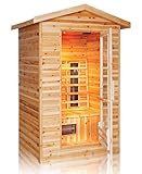 Trade-Line-Partner Infrarotkabine/Wärmekabine/Sauna - ECK ! 3 Personen Außenbereich O