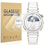 Diruite 4-Stück Schutzfolie für HUAWEI Watch GT 5 Pro 42 mm Displayschutz,Anti-Kratzen HD Gehärtetes Glas Displayschutzfolie für HUAWEI Watch GT 5 Pro 42 mm Schutz G