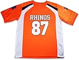 H #87 Rhinos Fußballtrikot, Orange und Weiß, MCCRINGLEBERRY g