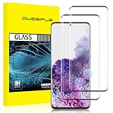 QUESPLE [2 Stück] Panzerglas Schutzfolie für Samsung Galaxy S20 Plus, Anti-Kratzen, Ultra-klar, Anti-Bläschen, Fingerabdruck-ID Gehärtetem Glas Displayschutzfolie für Samsung S20
