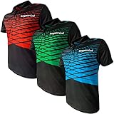 Imperial Shirt F-9 (grün - XXL) | - Funktionsfaser Tischtennis Shirt | Tischtennis Trikot | Tischtennis Hemd | TT-Spezial - Schütt T