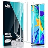 LϟK 3 Stücke Schutzfolie für Huawei P30 Pro - Klar HD Weich Folie TPU-Film Blasenfreie Kompatibel mit Hülle Einfache Installation Display