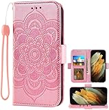 Asuwish Handyhülle für OPPO Find X2 Lite/Reno 3 5G Hülle mit Kartenfach Klappbar Leder Geldbörse Ständer X2lite FindX2Lite 2X Handy Hüllen Schutzhülle Handyhüllen Cover Slim Wallet Phone Case Roség